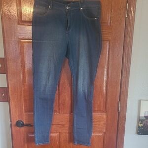 Womens VENUS Classic Blue Skinny Leg Jeans Size 18L
